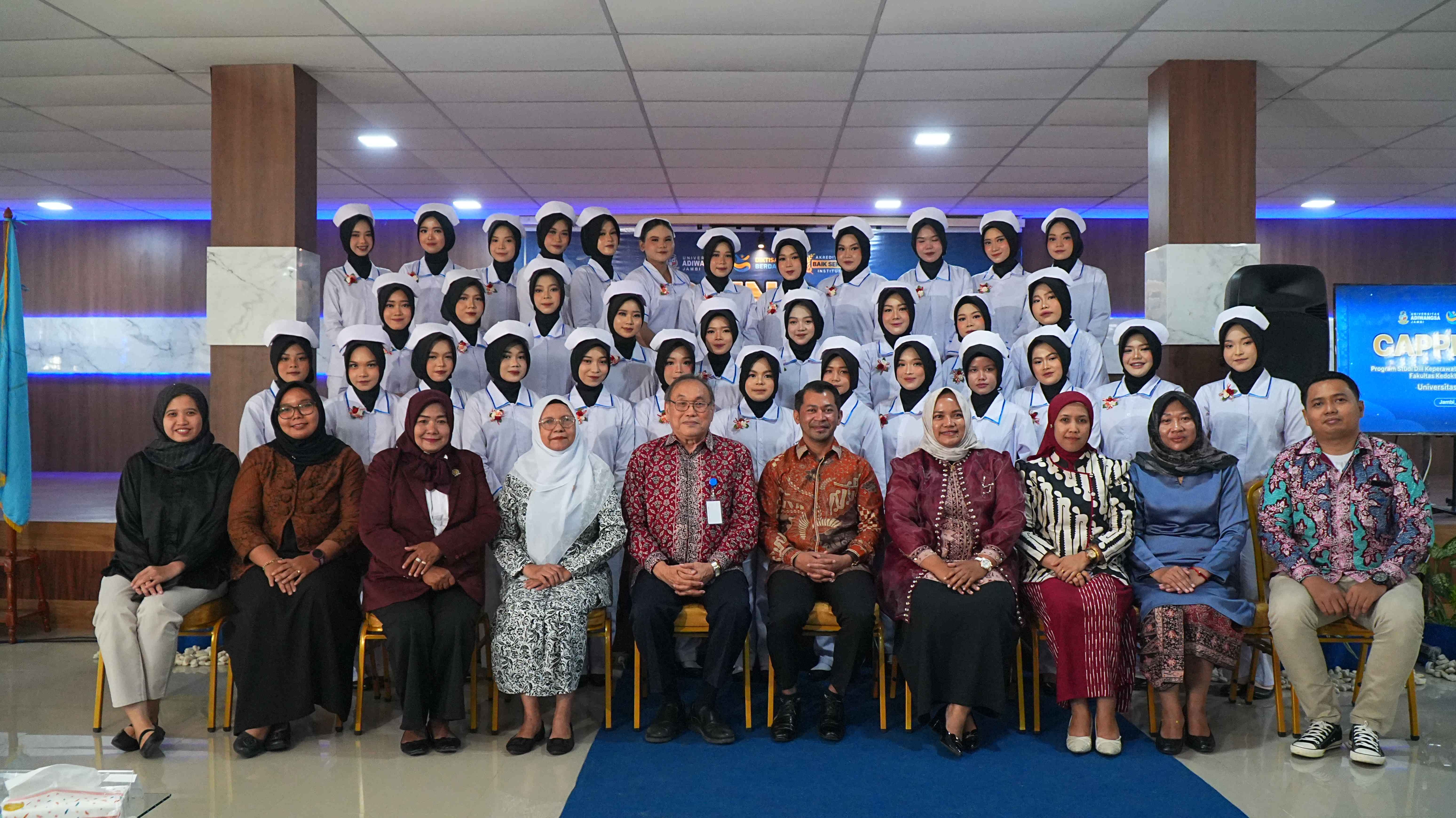 Capping Day Program Studi DIII Keperawatan, S1 Keperawatan, dan S1 Kebidanan FKIK Universitas Adiwangsa Jambi