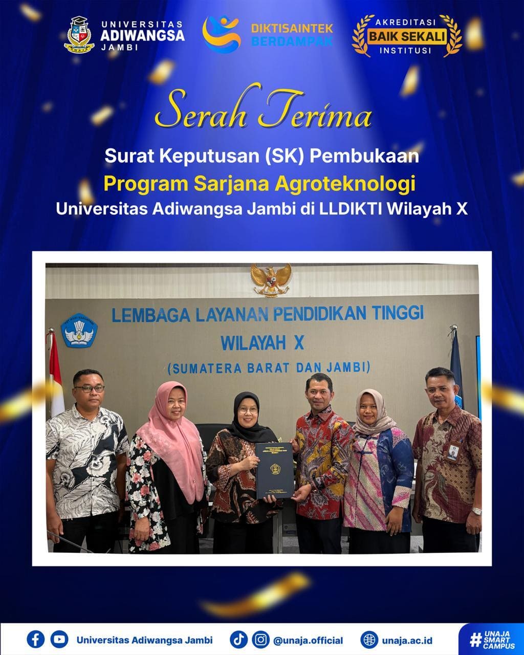 Universitas Adiwangsa Jambi Resmi Buka Program Studi S1 Agroteknologi, Dukung Penguatan Pertanian Berbasis Ilmu dan Teknologi