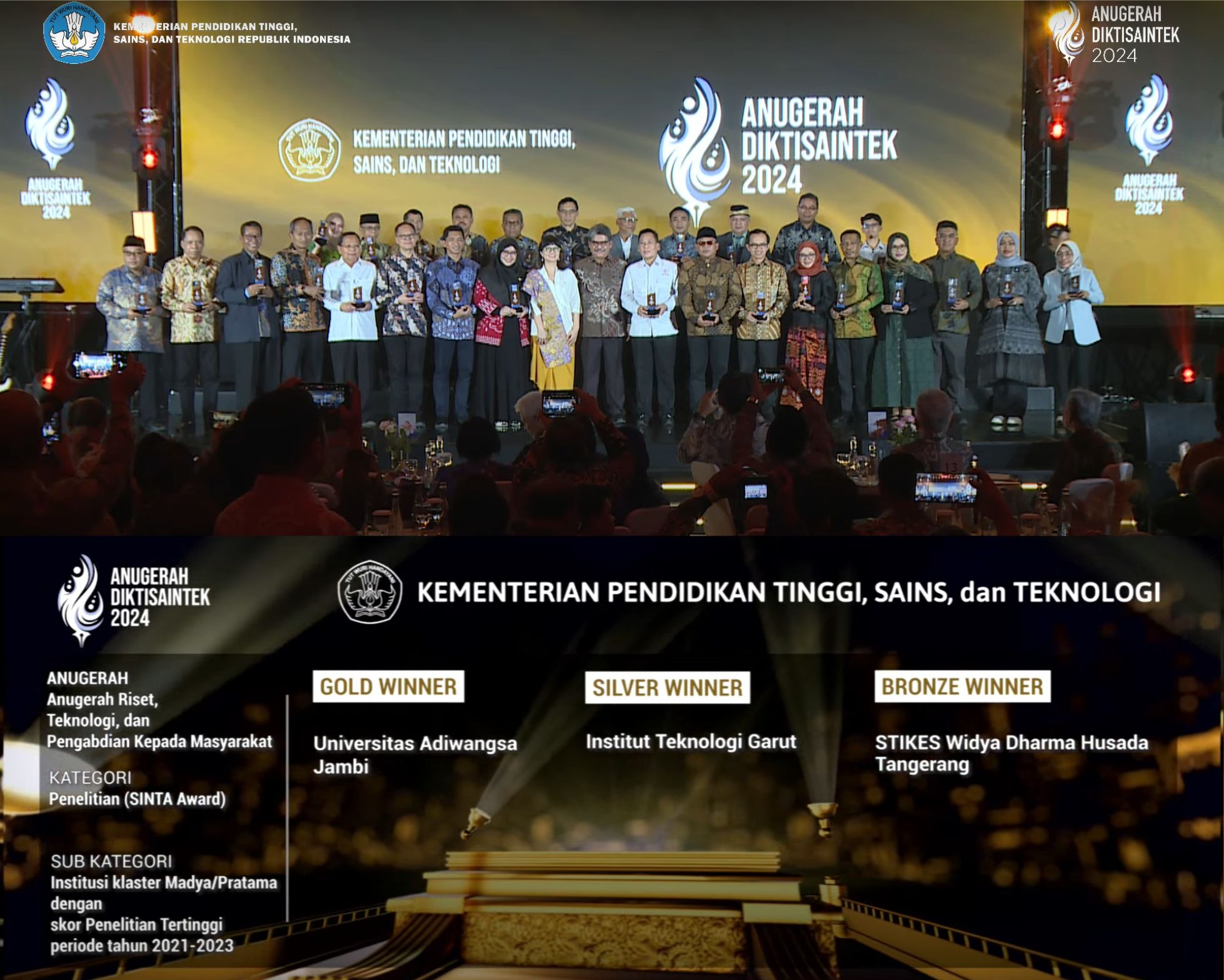 SELAMAT & SUSKSES, UNIVERSITAS ADIWANGSA JAMBI RAIH PENGHARGAAN ANUGERAH DIKTISAINTEK 2024