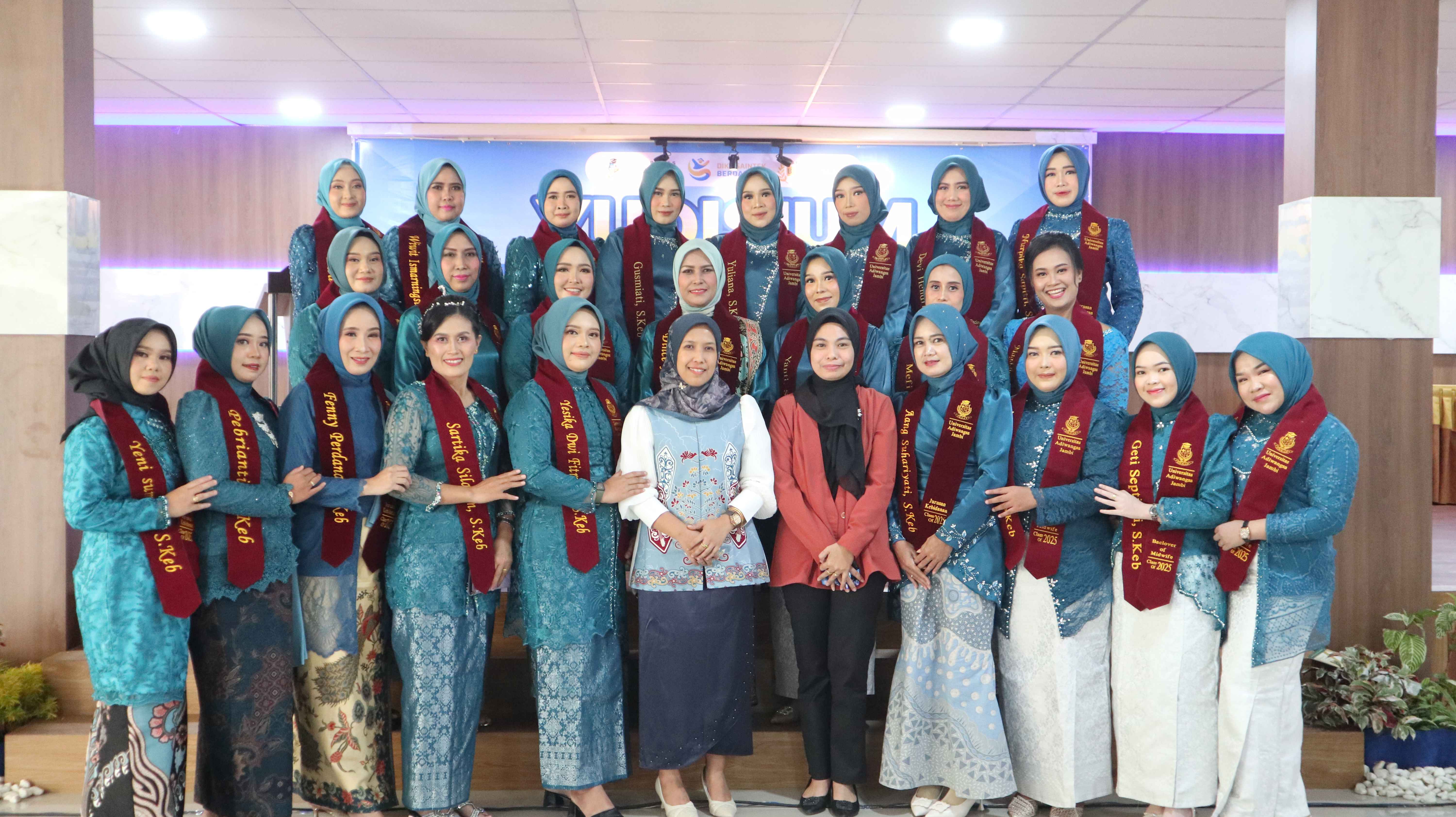 YUDISIUM:  Fakultas Kedokteran dan Ilmu Kesehatan, Fakultas Hukum, Fakultas Ekonomi, dan Fakultas Teknik & Ilmu Komputer Universitas Adiwangsa Jambi Tahun Ajaran 2024/2025